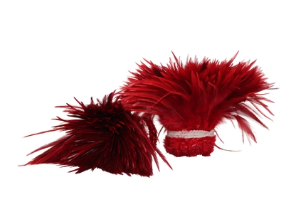 Saddles 6-7" Overdyed Strung H72 Red