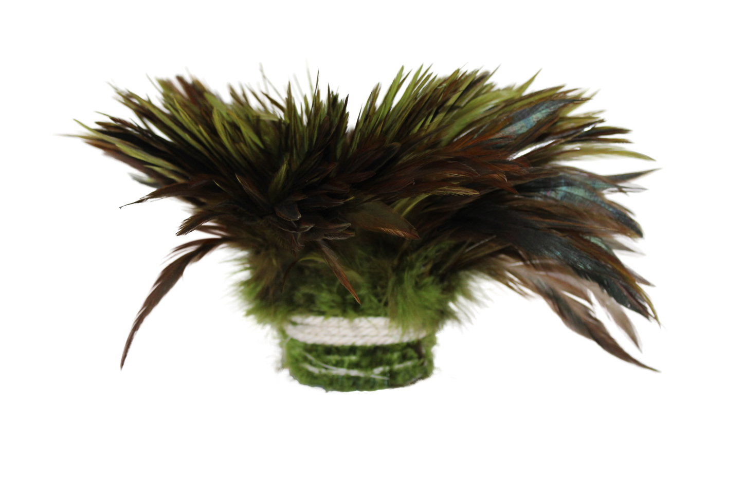 Saddles 6-7" Overdyed Strung H1 Olive