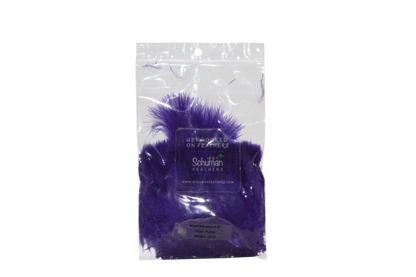 3-5" Turkey Marabou Purple H76 Feather Pack
