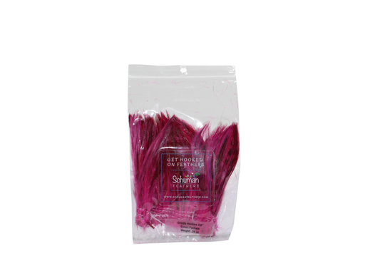 4-6" Grizzly Hackles H70 Fuchsia