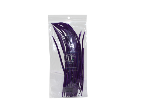 5"+ Goose Biots Bleached & Dyed H75 Purple