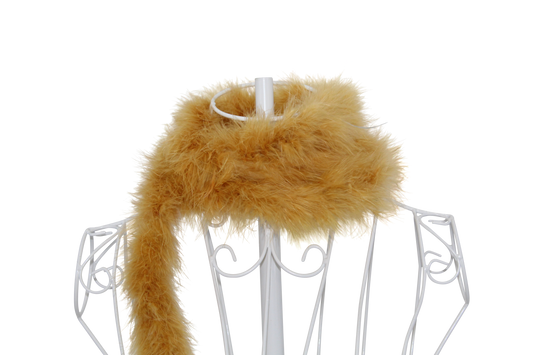 Feather Boa Marabou H105 Antique Gold