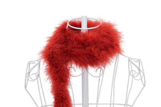 Feather Boa Marabou H53 Swiftie Red