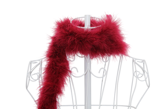 Feather Boa Marabou H57 Cranberry