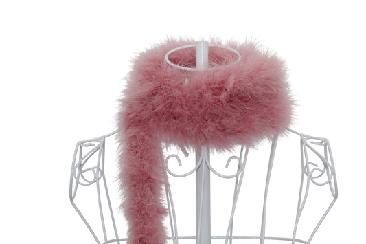 Feather Boa Marabou H85 Dusty Rose