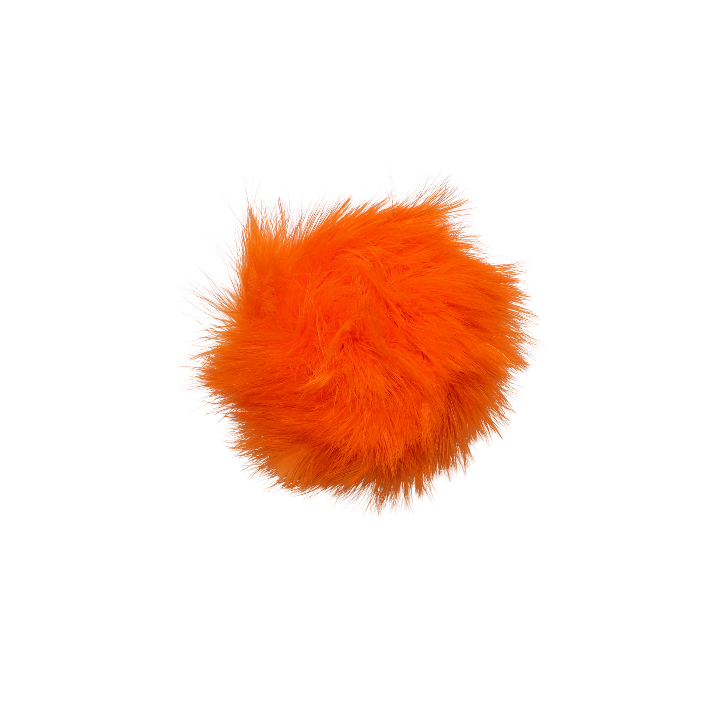 3-5" Turkey Marabou Orange H62 Feather Pack