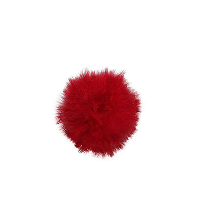 3-5" Turkey Marabou Blood Red H72 Feather Pack