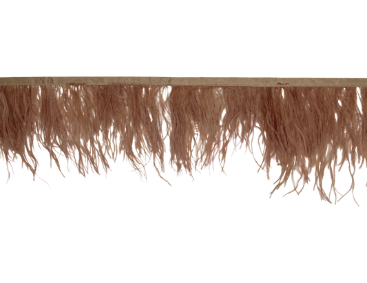 Ostrich Fringe 5-7" H41 Tan