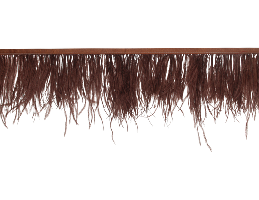 Ostrich Fringe 5-7" H83 Chestnut