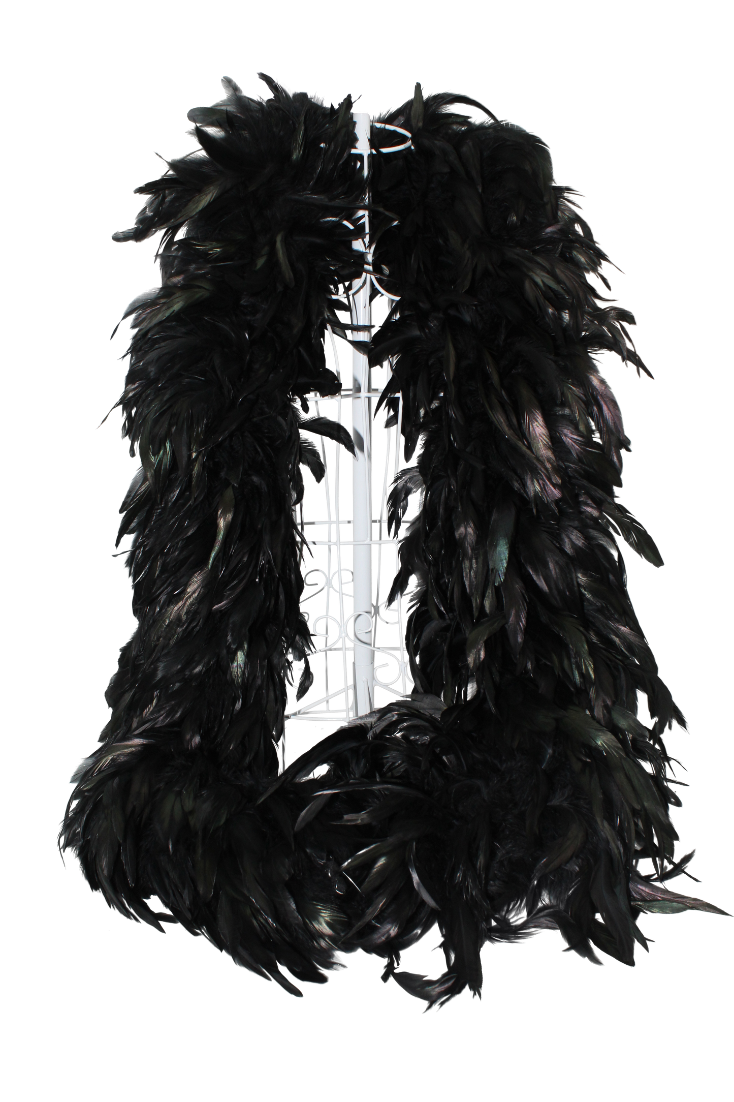 Feather Boa Schlappen H80 Black