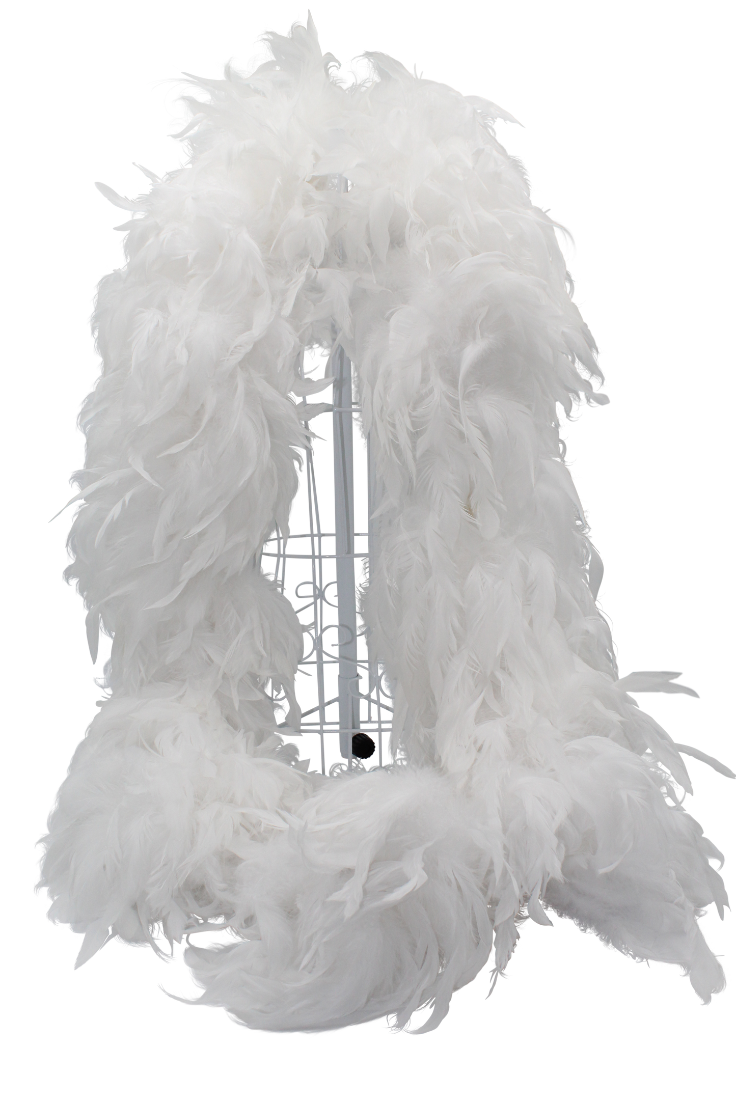 Feather Boa Schlappen H81 White