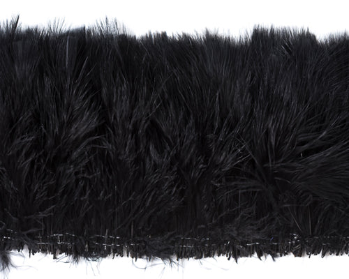 Black Marabou Feathers by the Pound