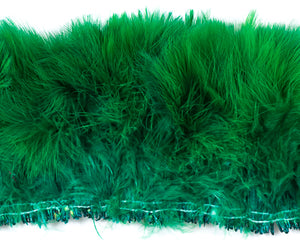 Emerald Marabou Feathers by the Pound
