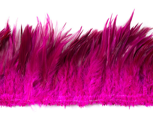 Hot Pink Saddles  Feathers 6-7 inches by the Pound