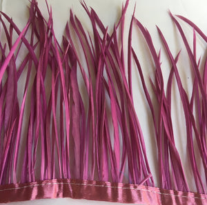 Mauve Biot Feathers by the Yard
