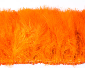 Orange Marabou Feathers by the Pound