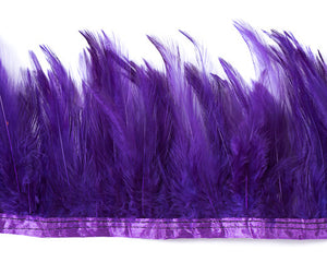 Purple Saddles Feathers by the Yard