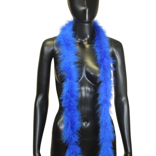 Royal Blue Marabou Feather Boa