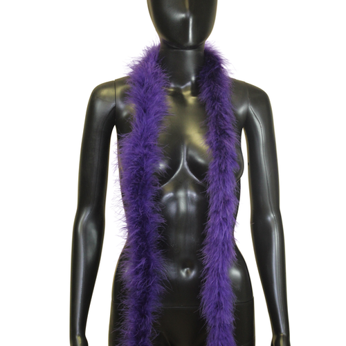 Purple Marabou Feather Boa